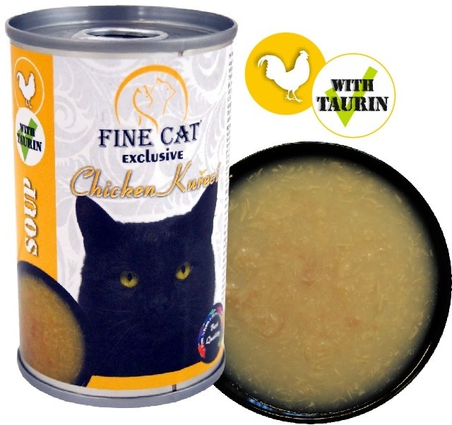 Fine Cat Exclusive Polievka pre mačky mix 6× 158 g