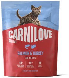 Carnilove Active Cat Dry Made with Salmon & Turkey for Kittens 400 g