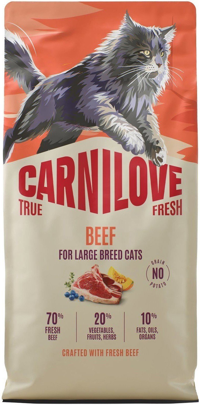 Carnilove True Fresh Cat Dry Beef pre Adult Large Breeds 6 kg