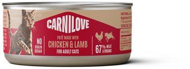 Carnilove Cat Can Paté Made with Chicken & Lamb 100 g