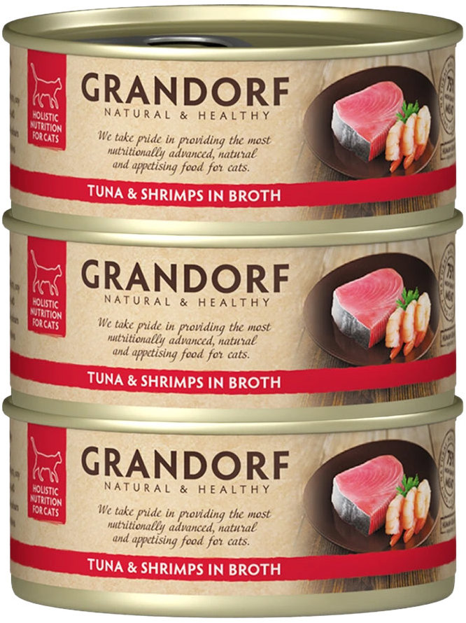 Grandorf Tuňákový filet s krevetami 3 × 70 g
