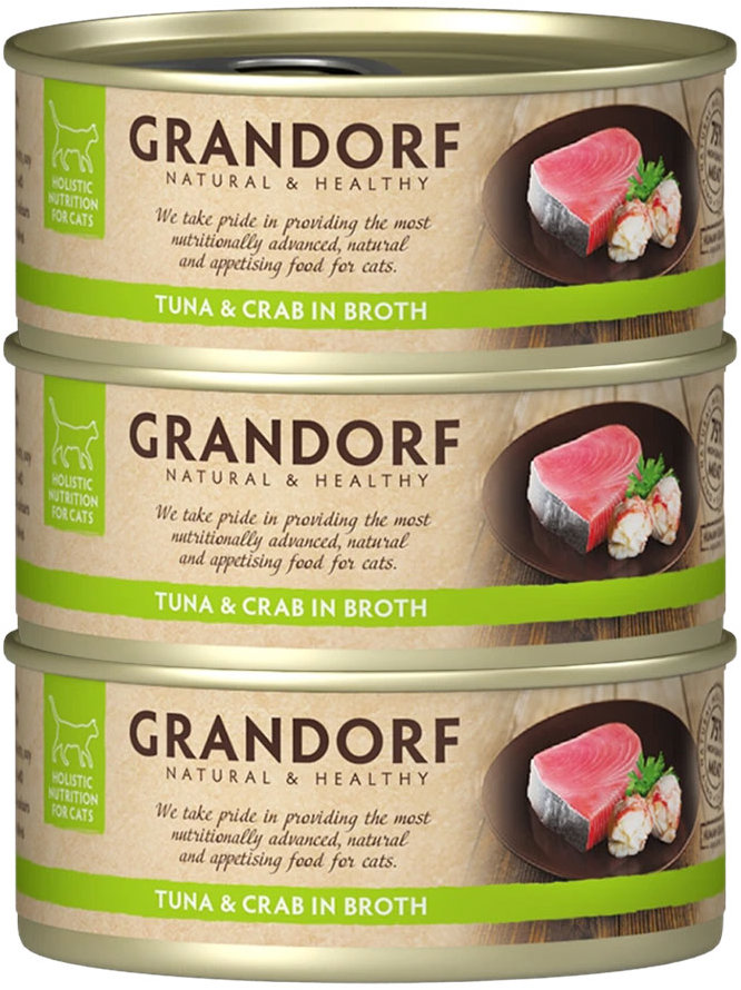 Grandorf Tuňákový filet s krabem 3 × 70 g