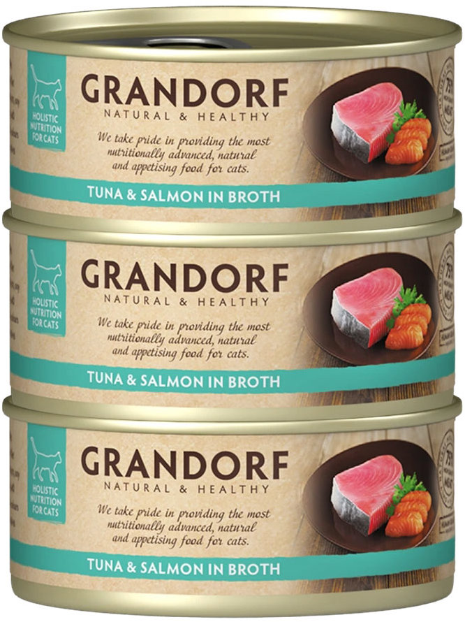 Grandorf Tuňákový filet s lososem 3 × 70 g