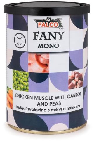 Sokol Falco Fany Mono kuracia svalovina s mrkvou a hráškom 400 g