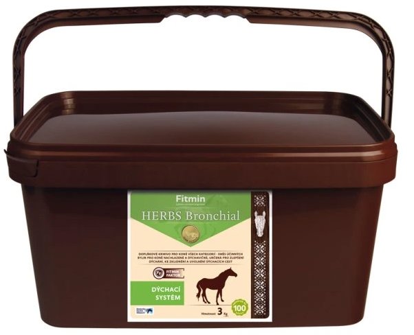 Fitmin Herbs bronchial doplnkové krmivo pre kone 3 kg