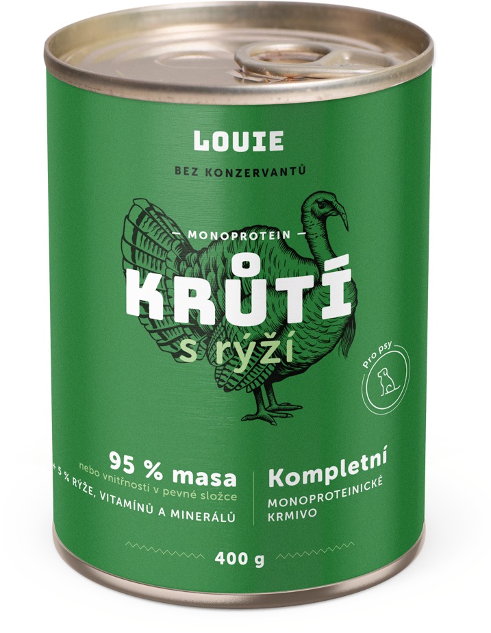 LOUIE morčacie s ryžou 400 g