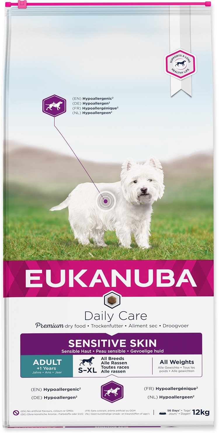 Eukanuba Daily Care Sensitive Skin 12 kg
