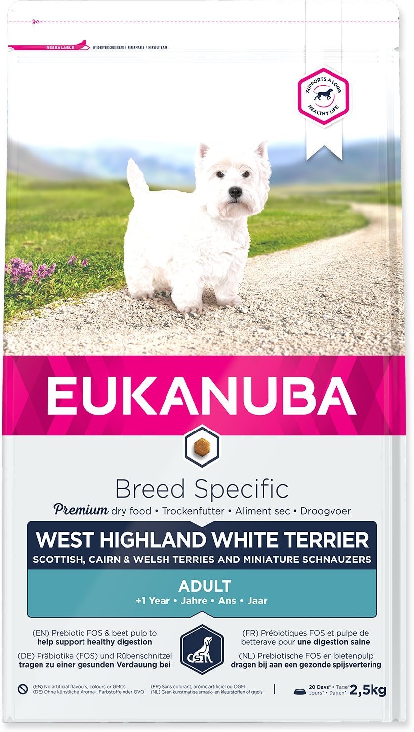 Eukanuba West High. White Terrier 2,5 kg