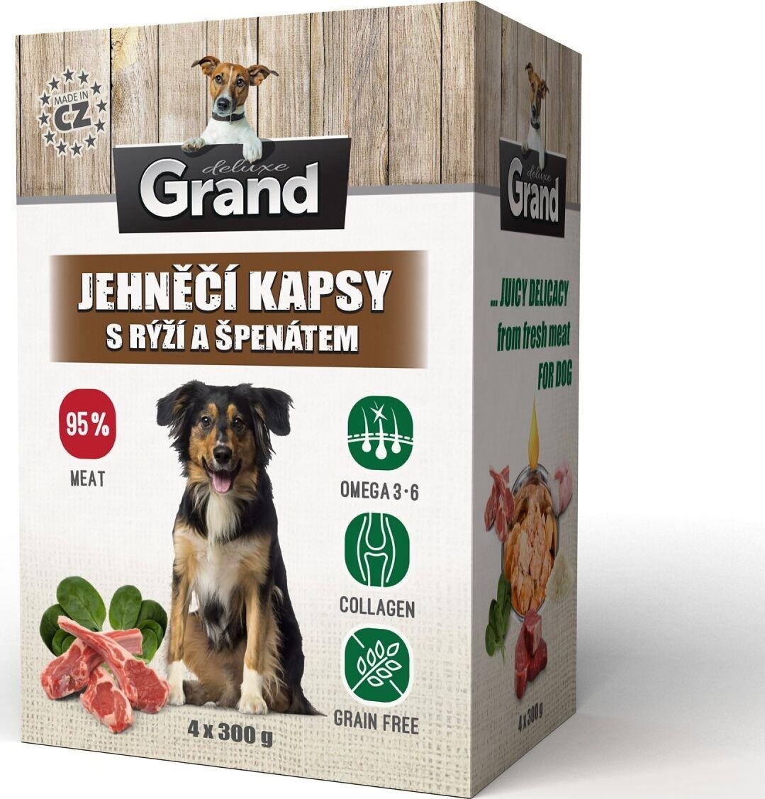 Grand deluxe jahňacie s ryžou a špenátom 4× 300 g