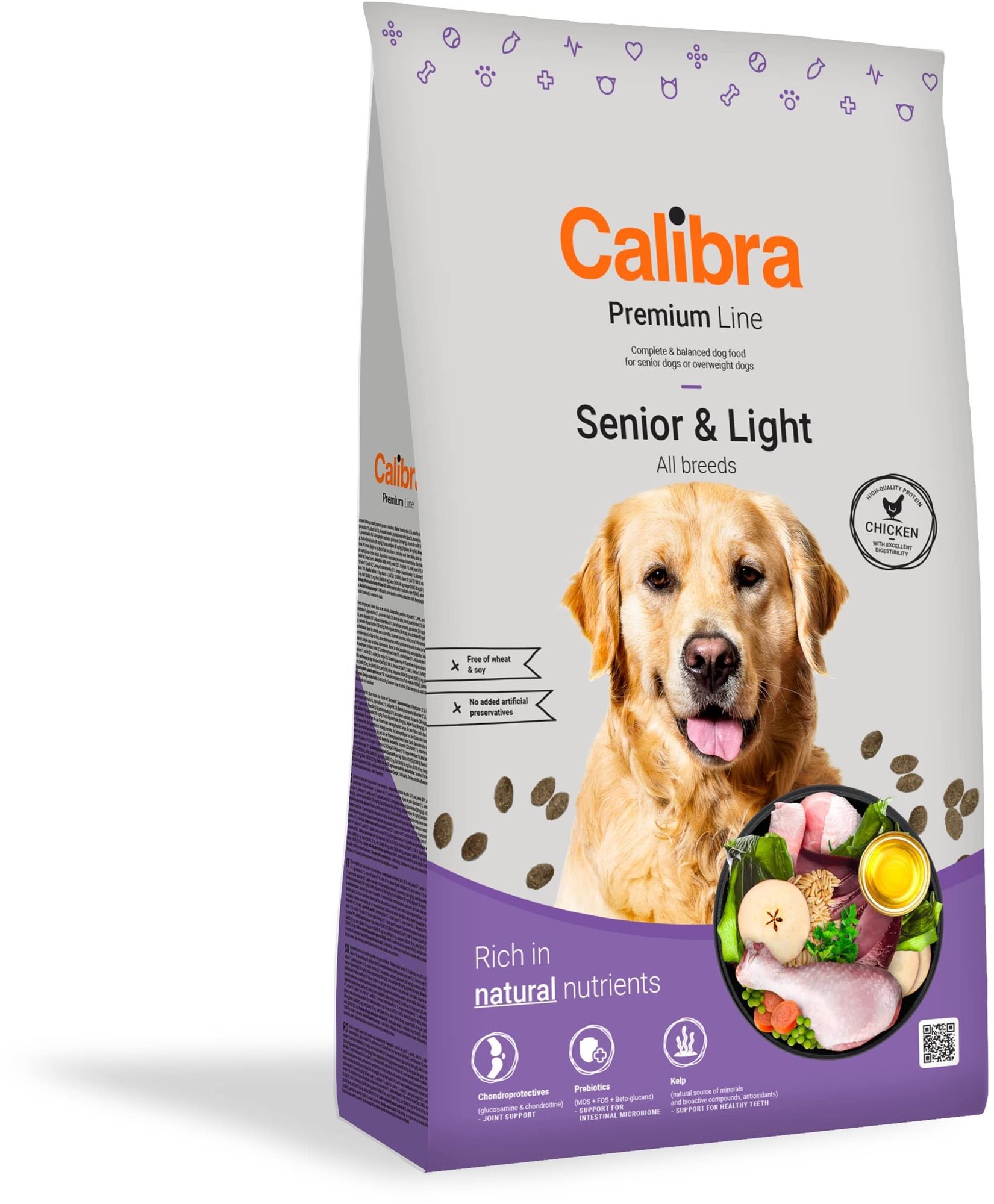 Calibra Dog Premium Line Senior & Light 12 kg