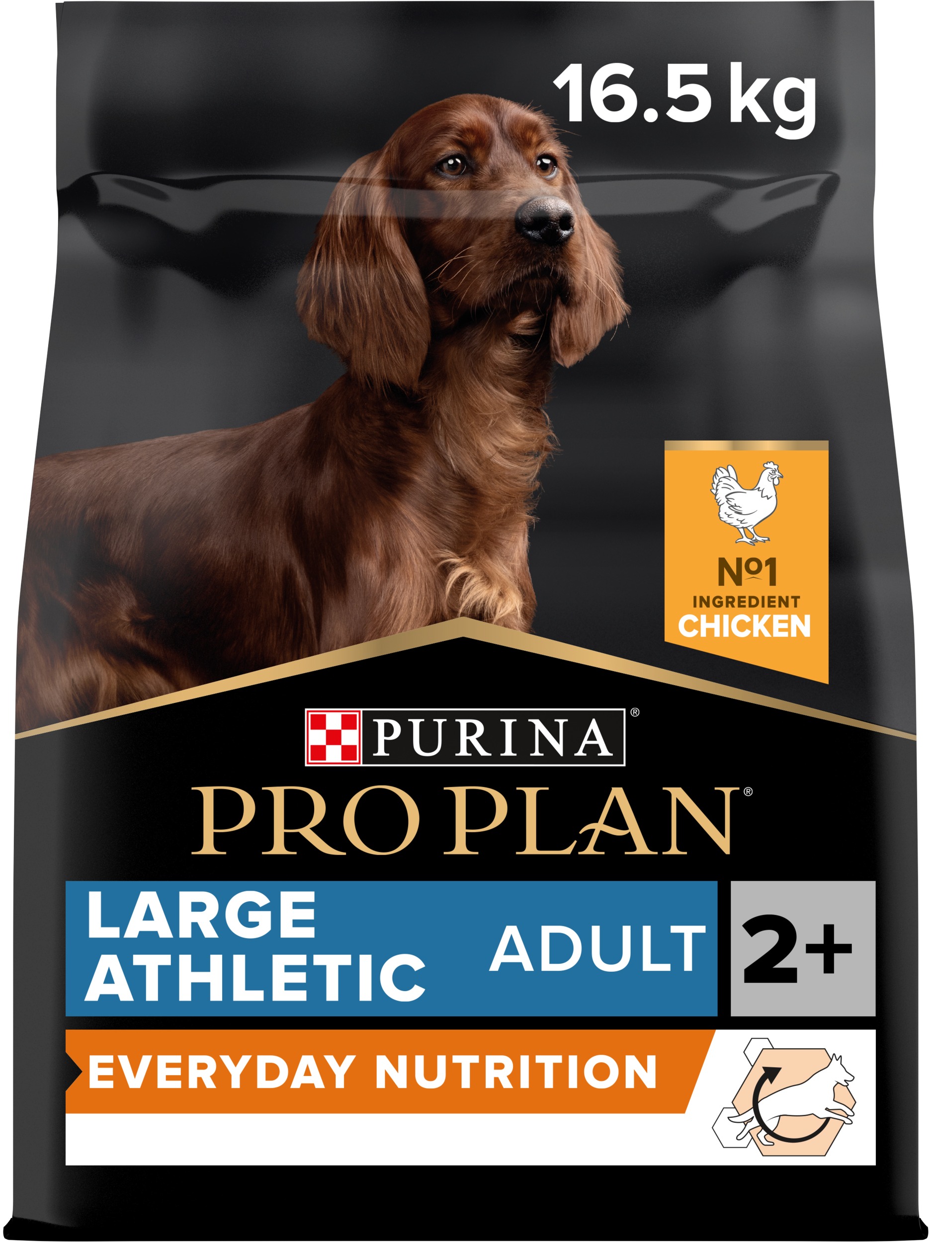 PRO PLAN Large Adult Athletic Everyday Nutrition granuly pre psov kura 14 kg + 2,5 kg