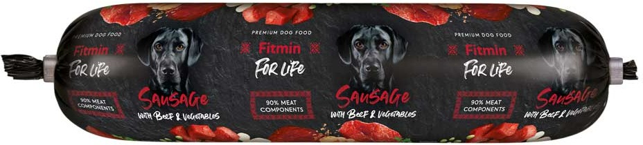 Fitmin For Life Hovädzia saláma so zeleninou, 900 g