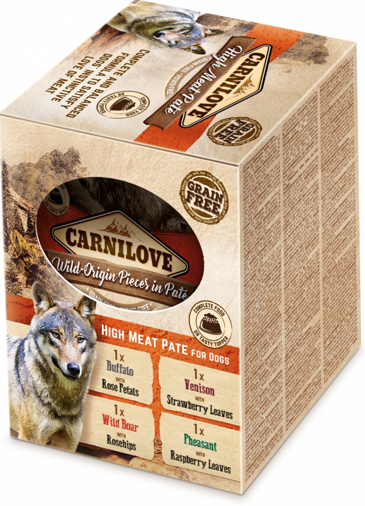 Carnilove Dog Pouch Paté Multipack 4× 300 g