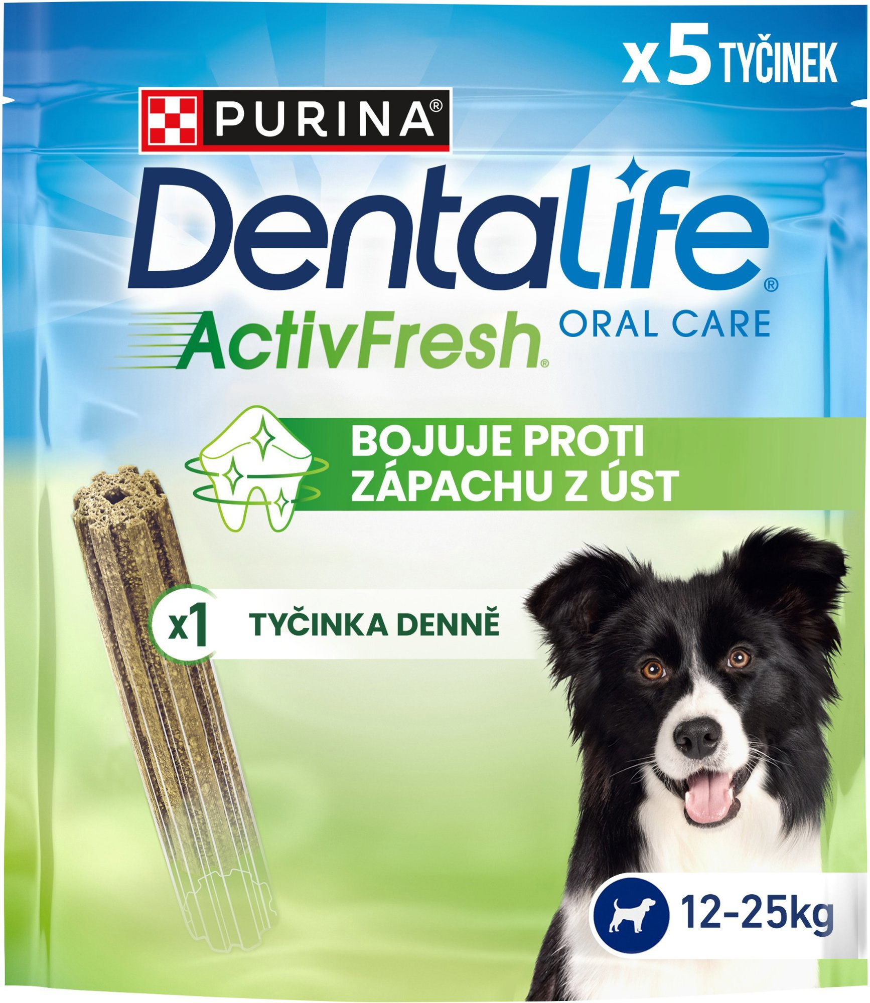 Dentalife Activfresh Medium maškrty pre psov 115 g