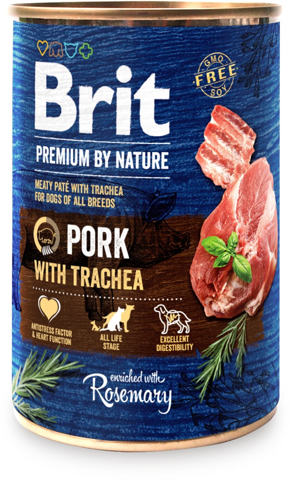 Brit Premium by Nature Pork with Trachea 400 g