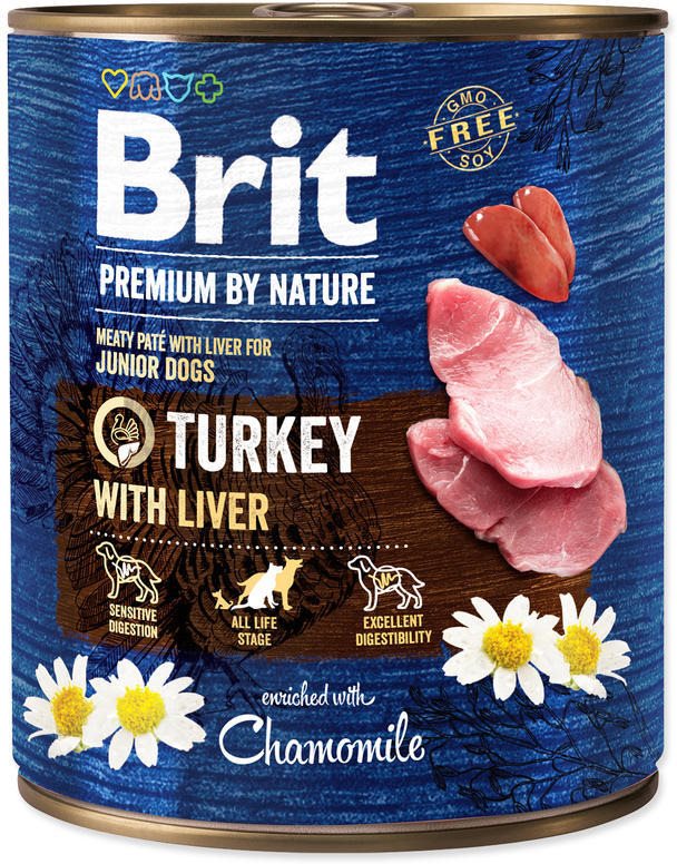 Brit Premium by Nature Turkey with Liver 800 g