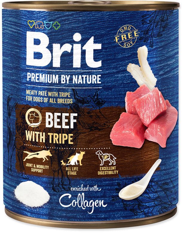 Brit Premium by Nature Beef with Tripes 800 g