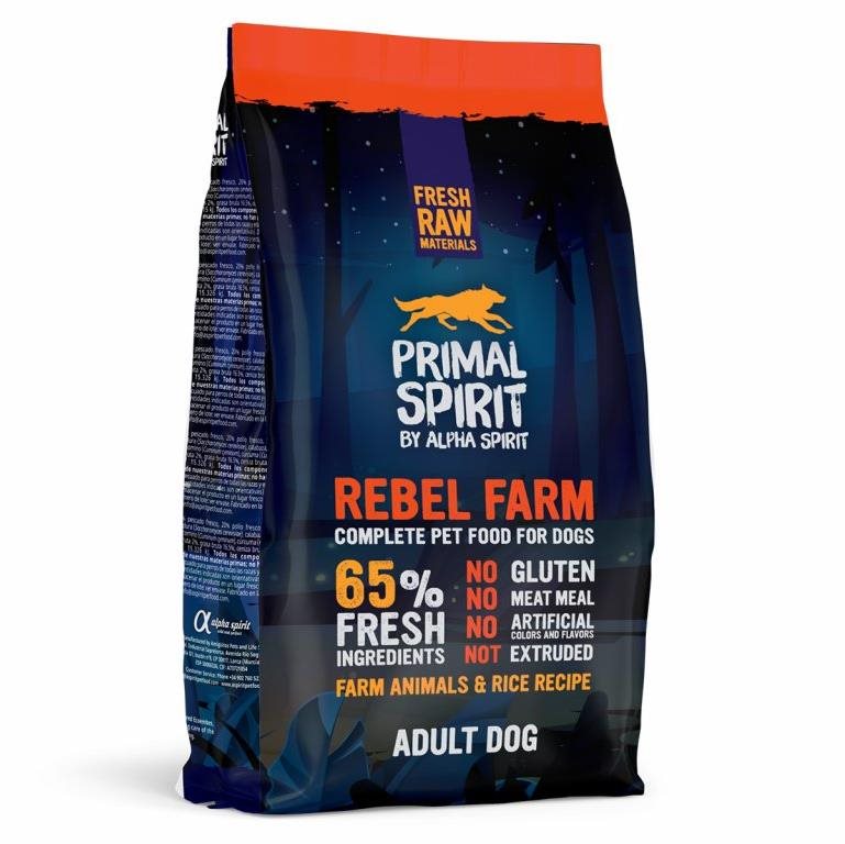 Primal Spirit Dog Rebel Farm 65 % 1 kg