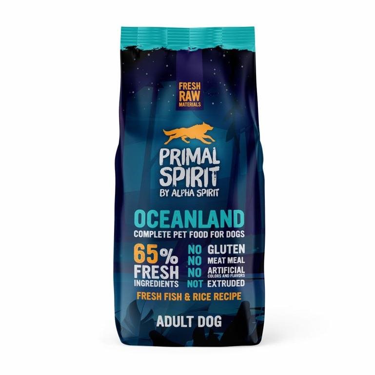 Primal Spirit Dog Oceanland 65 % 12 kg