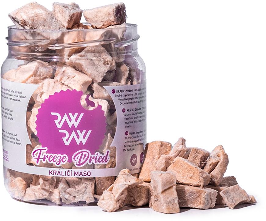 Raw Raw mrazom sušené maškrty Králičie mäso 70 g