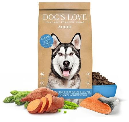 Dog's Love granuly Losos Adult 12 kg