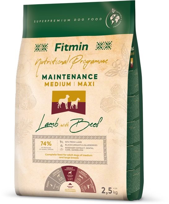 Fitmin Medium Maxi Maintenance Lamb & Beef 2,5 kg