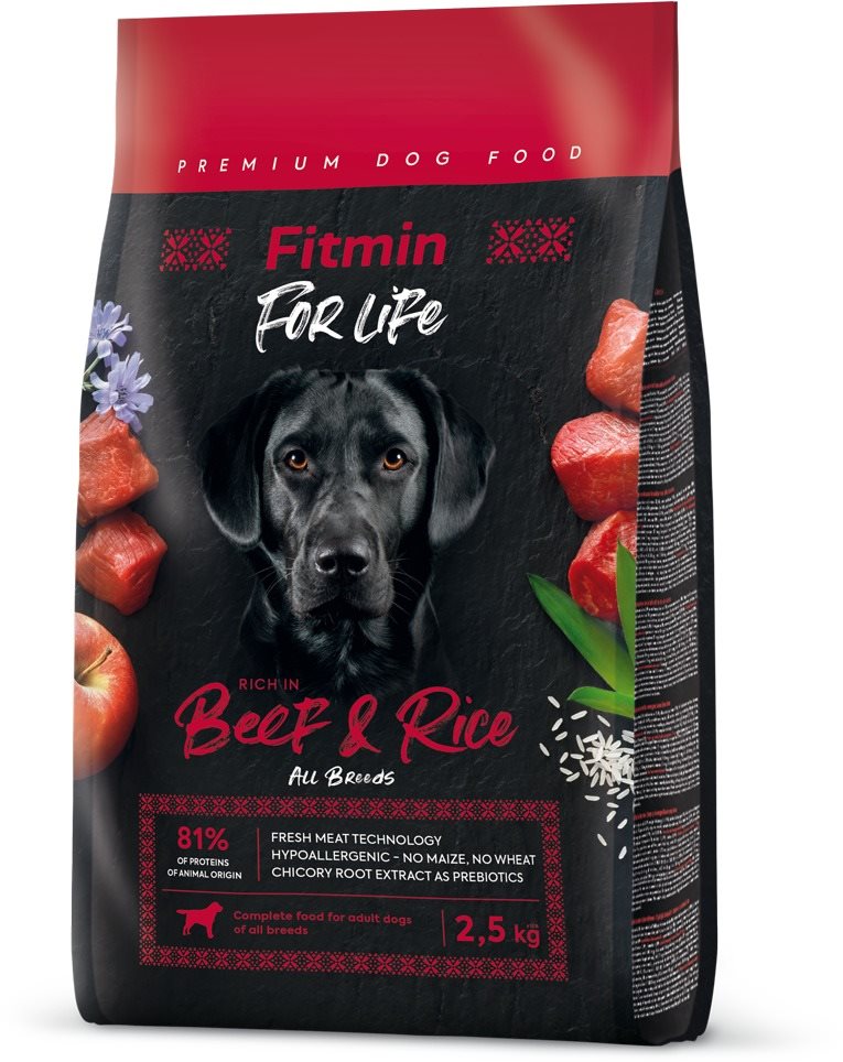 Fitmin For Life Dog Beef & Rice 2,5 kg