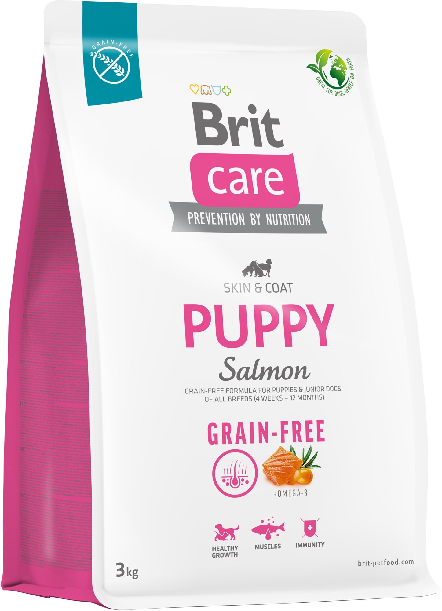 Brit Care Dog Grain-free s lososom Puppy 3 kg