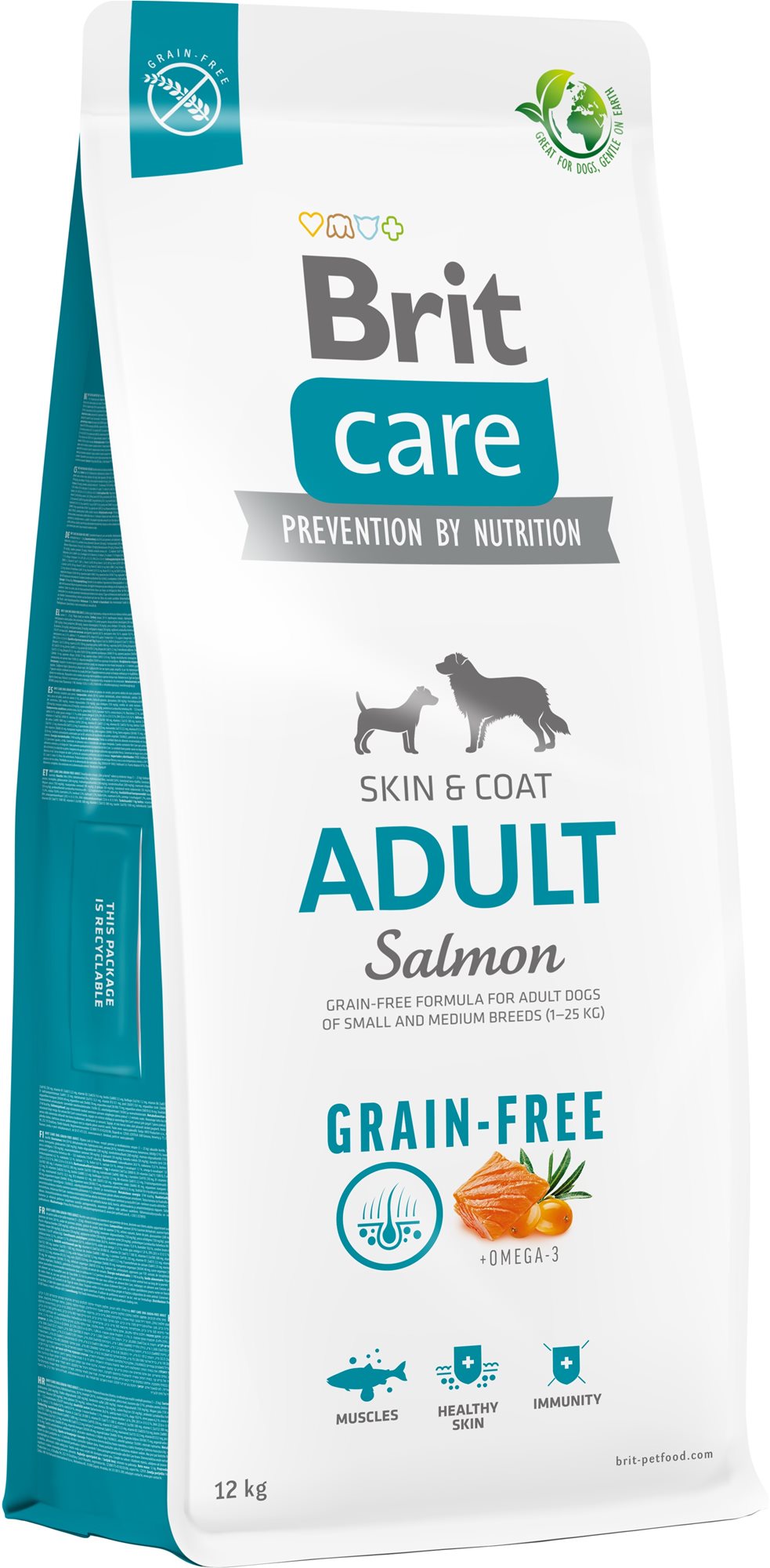 Brit Care Dog Grain-free s lososom Adult 12 kg