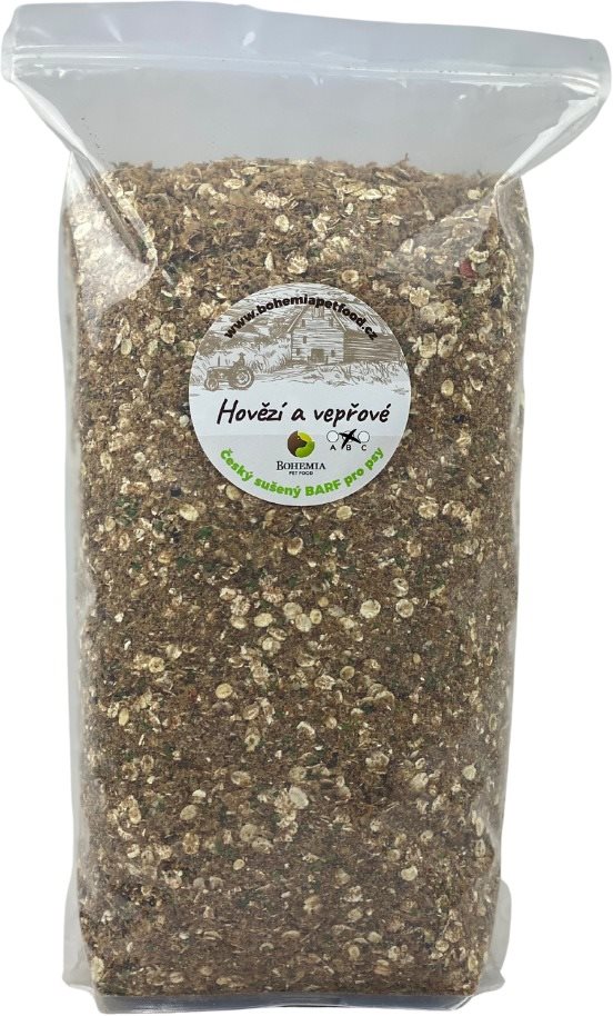 Bohemia Pet Food sušený barf hovädzie a bravčové 5 kg