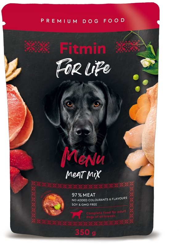 Fitmin For Life Dog Menu meat mix kapsička 350 g