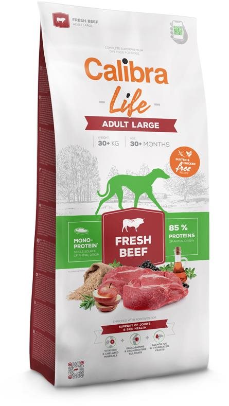 Calibra Dog Life adult large fresh beef 12 kg