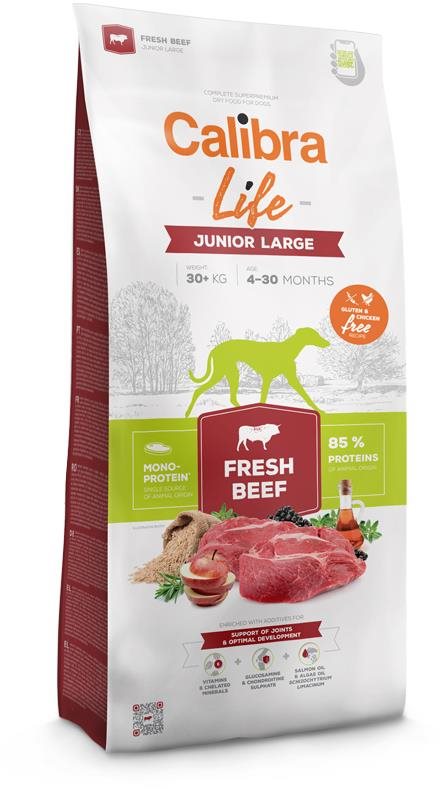 Calibra Dog Life junior large fresh beef 2,5 kg