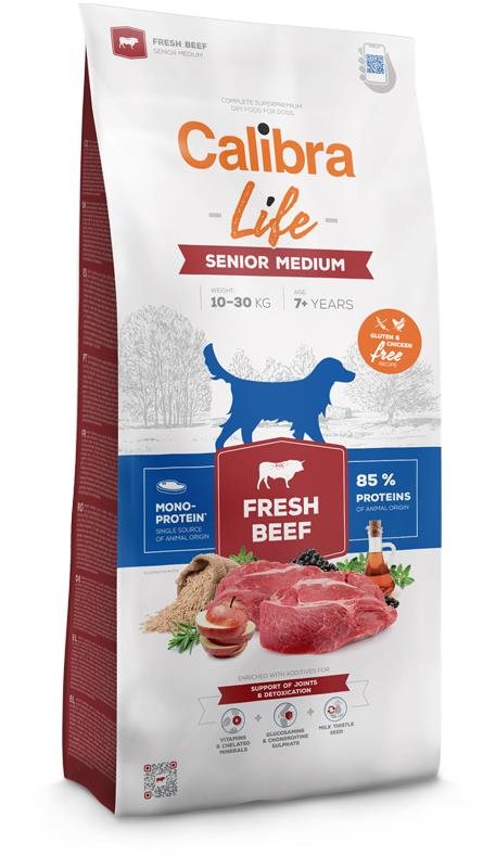 Calibra Dog Life senior medium fresh beef 2,5 kg
