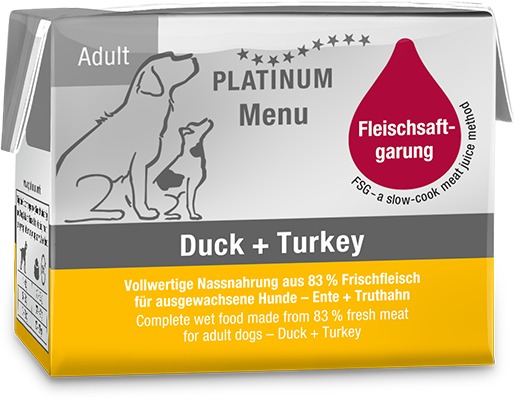 Platinum Menu Duck + Turkey 90 g