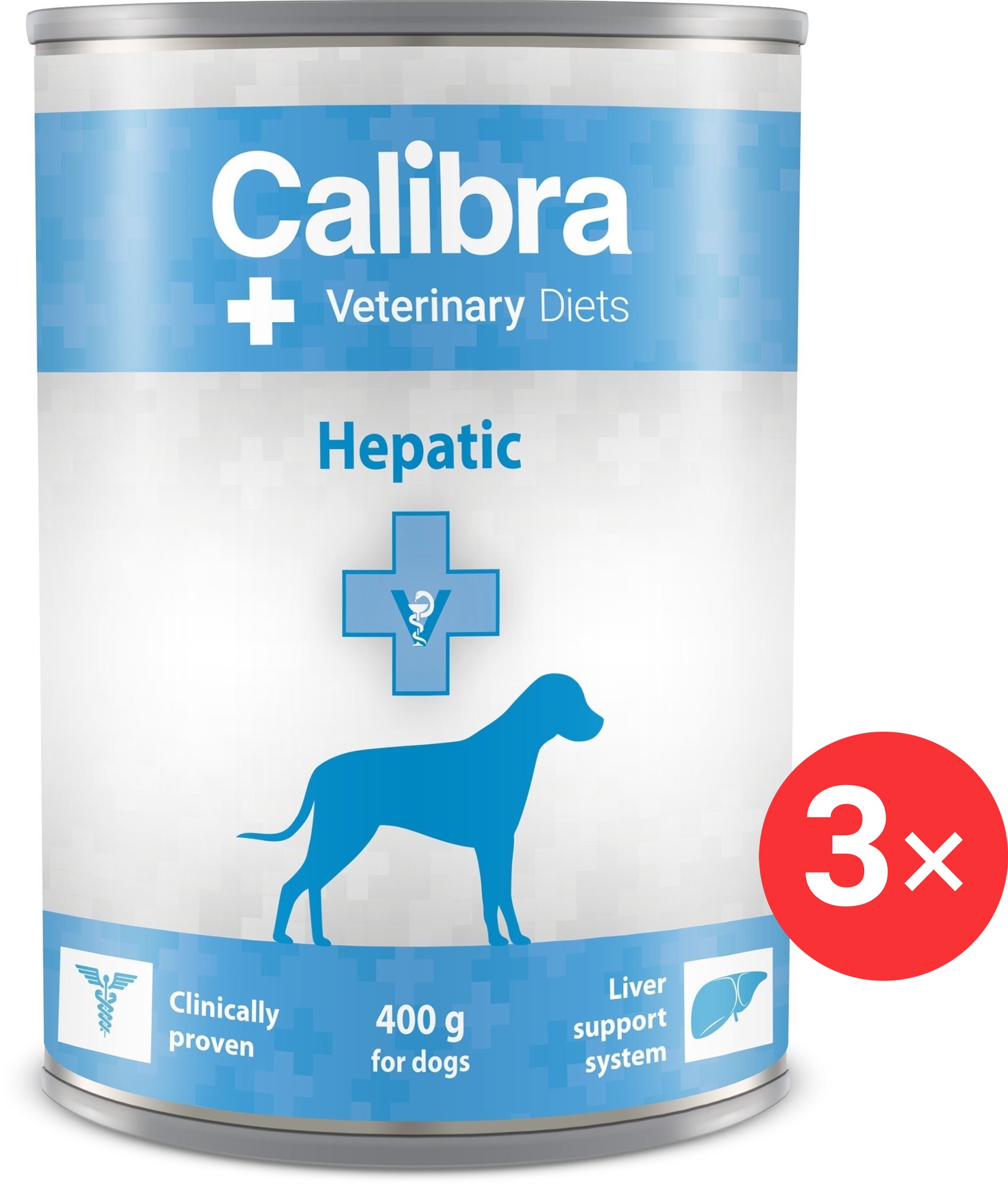 Calibra VD Dog konz. Hepatic 3× 400 g