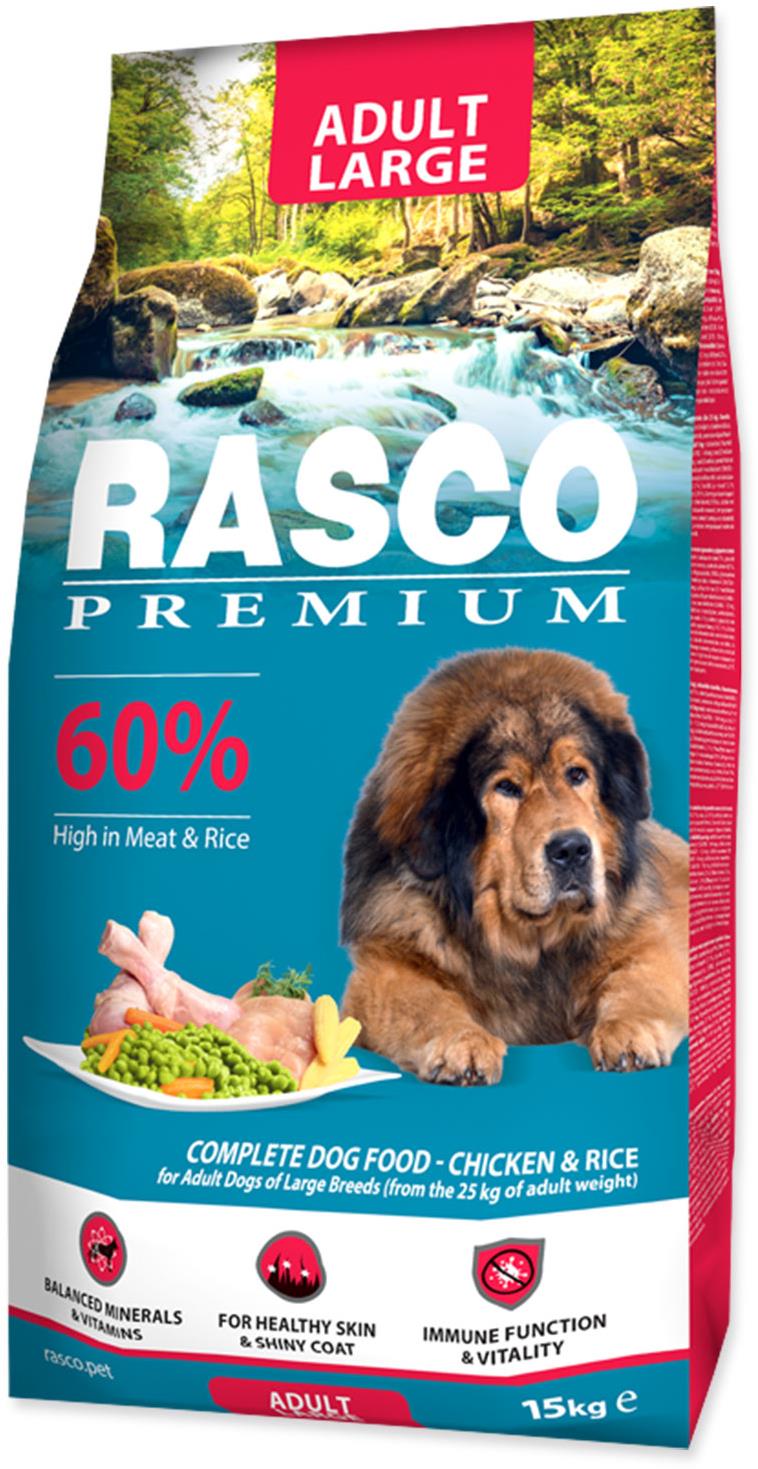 Rasco Granule Premium Adult Large kura s ryžou 15 kg