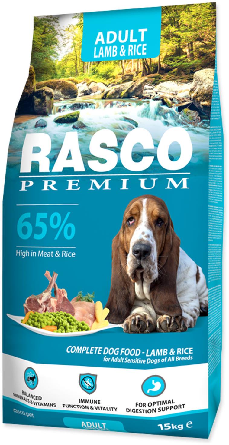 Rasco Granule Premium Adult jahňa s ryžou 15 kg