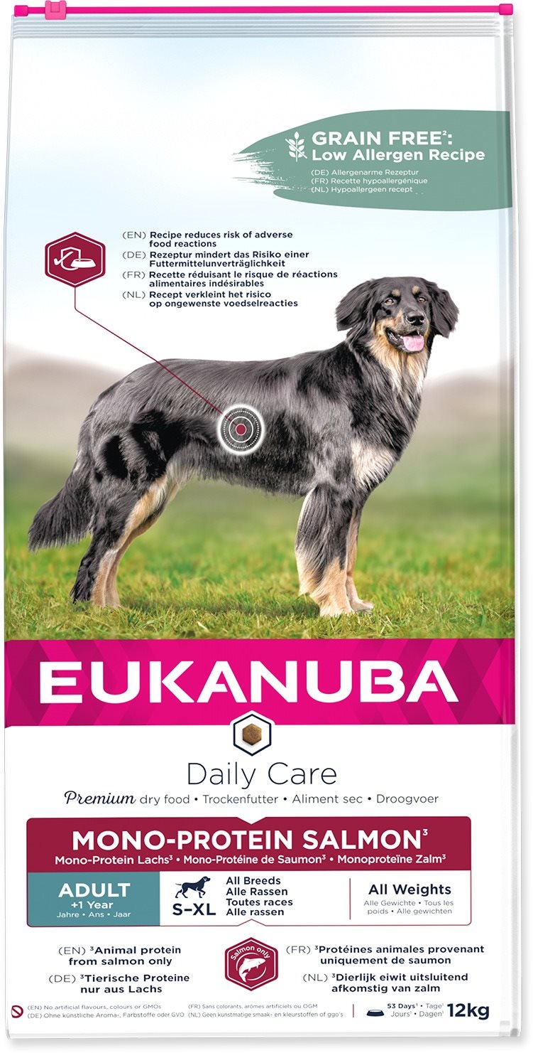 Eukanuba Daily Care Adult Mono Protein Salmon 12 kg