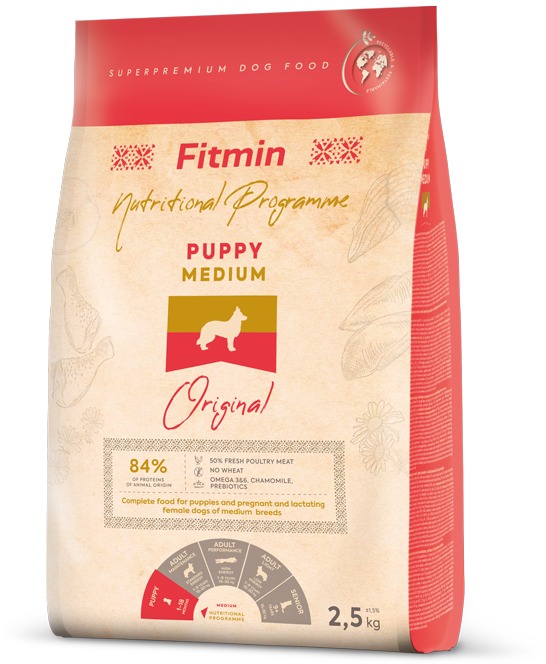 Fitmin Medium Puppy 2,5 Kg