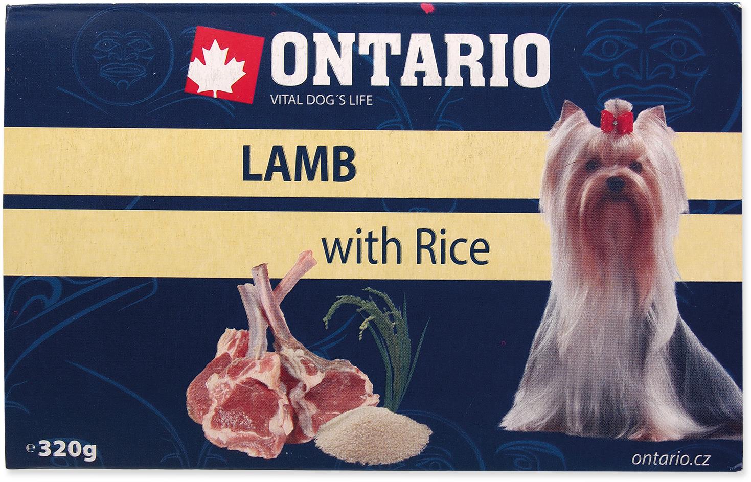 Ontario Vanička jahňacia s ryžou 320 g
