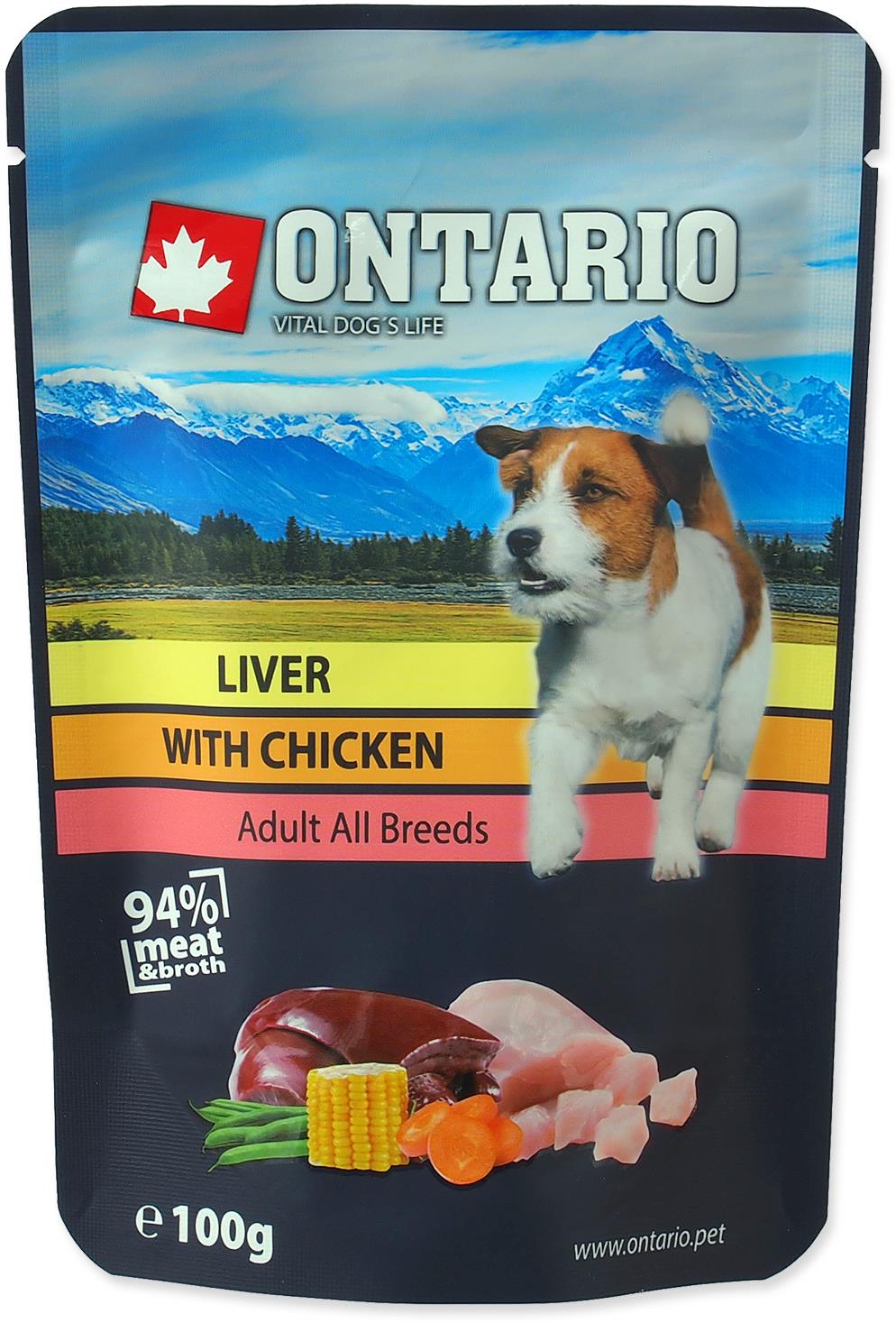 Ontario Kapsička, pečeň s kuracím vo vývare 100 g