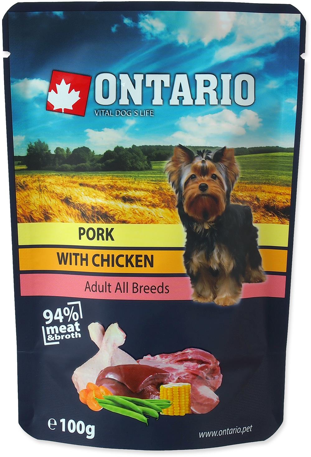 Ontario Kapsička, bravčové s kuracím vo vývare 100 g