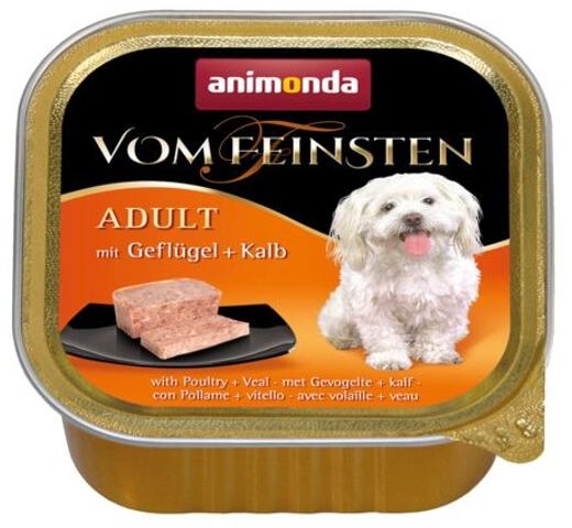 Animonda paštéta pre psov Adult hydina, teľacie 150 g