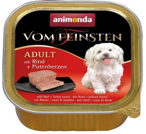 Animonda paštéta pre psov Adult hovädzie, morčacie srdce 150 g