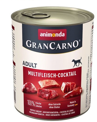 Grancarno konzerva pre psov Adult mäsový koktail 400 g