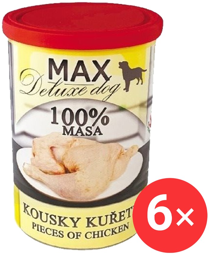 Sokol Falco MAX deluxe kúsky kuraťa 6× 400 g