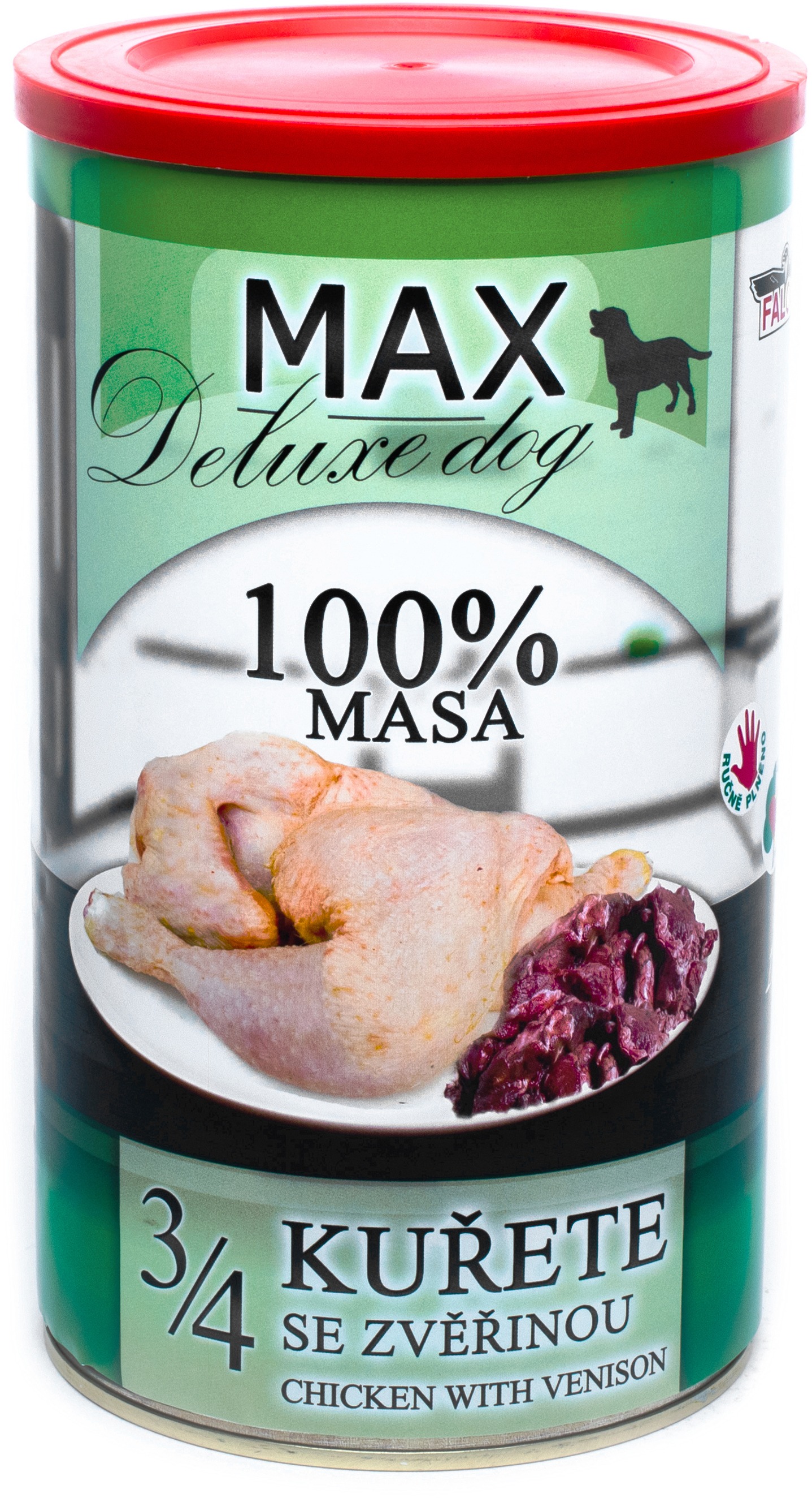 Sokol Falco MAX deluxe 3/4 kurčaťa so zverinou 1 200 g