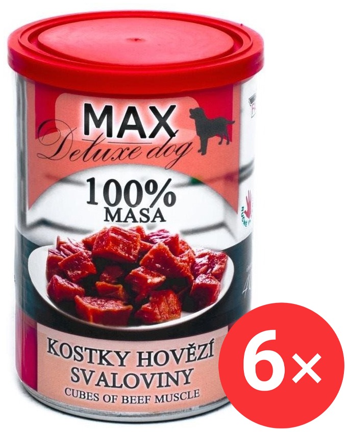Sokol Falco MAX deluxe kocky hovädzej svaloviny 6× 400 g