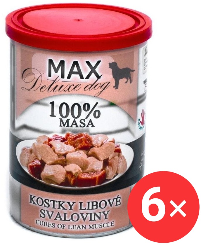 Sokol Falco MAX deluxe kocky chudej svaloviny 6× 400 g